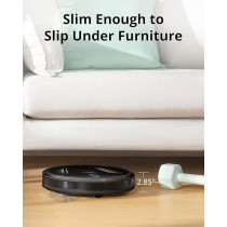 Eufy Clean by Anker RoboVac G40+ Robot Vacuum Cleaner with Self-Emptying Station, 2,500Pa Suction Power, WiFi Connected, Planned Pathfinding, Ultra-Slim Design, Perfect for Daily Cleaning, Black, 1 Year Warranty