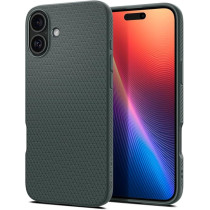 Spigen Liquid Air Designed For Iphone 16 Case Cover, Abyss Green