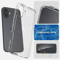 Spigen Ultra Hybrid Designed For Iphone 16 Case Cover, Crystal Clear
