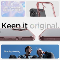 Spigen Ultra Hybrid Designed For Iphone 16 Case Cover, Rose Crystal