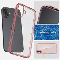 Spigen Ultra Hybrid Designed For Iphone 16 Case Cover, Rose Crystal