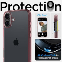 Spigen Ultra Hybrid Designed For Iphone 16 Case Cover, Rose Crystal