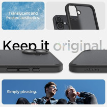 Spigen Ultra Hybrid Designed For Iphone 16 Case Cover, Frost Black