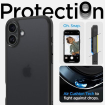 Spigen Ultra Hybrid Designed For Iphone 16 Case Cover, Frost Black