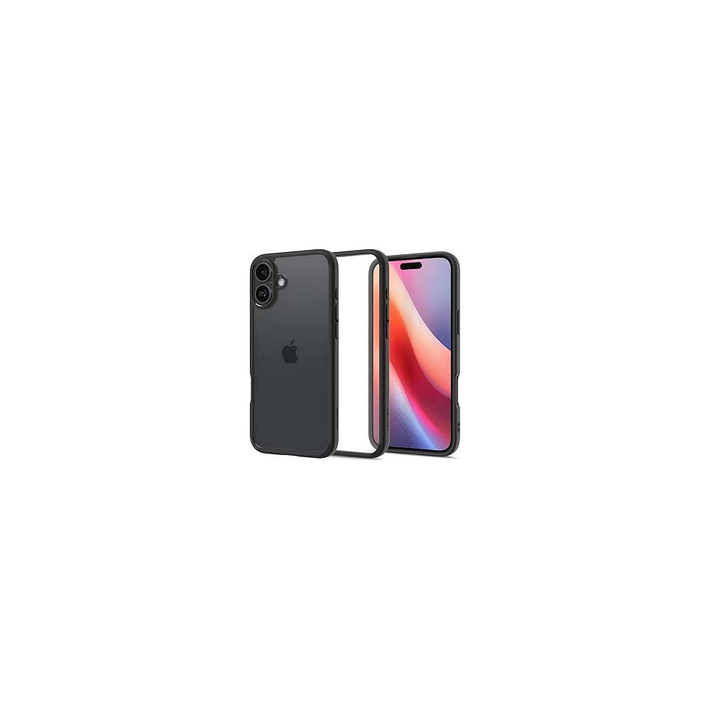 Spigen Ultra Hybrid Designed For Iphone 16 Case Cover, Matte Black