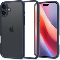 Spigen Ultra Hybrid Designed For Iphone 16 Case Cover, Navy Blue