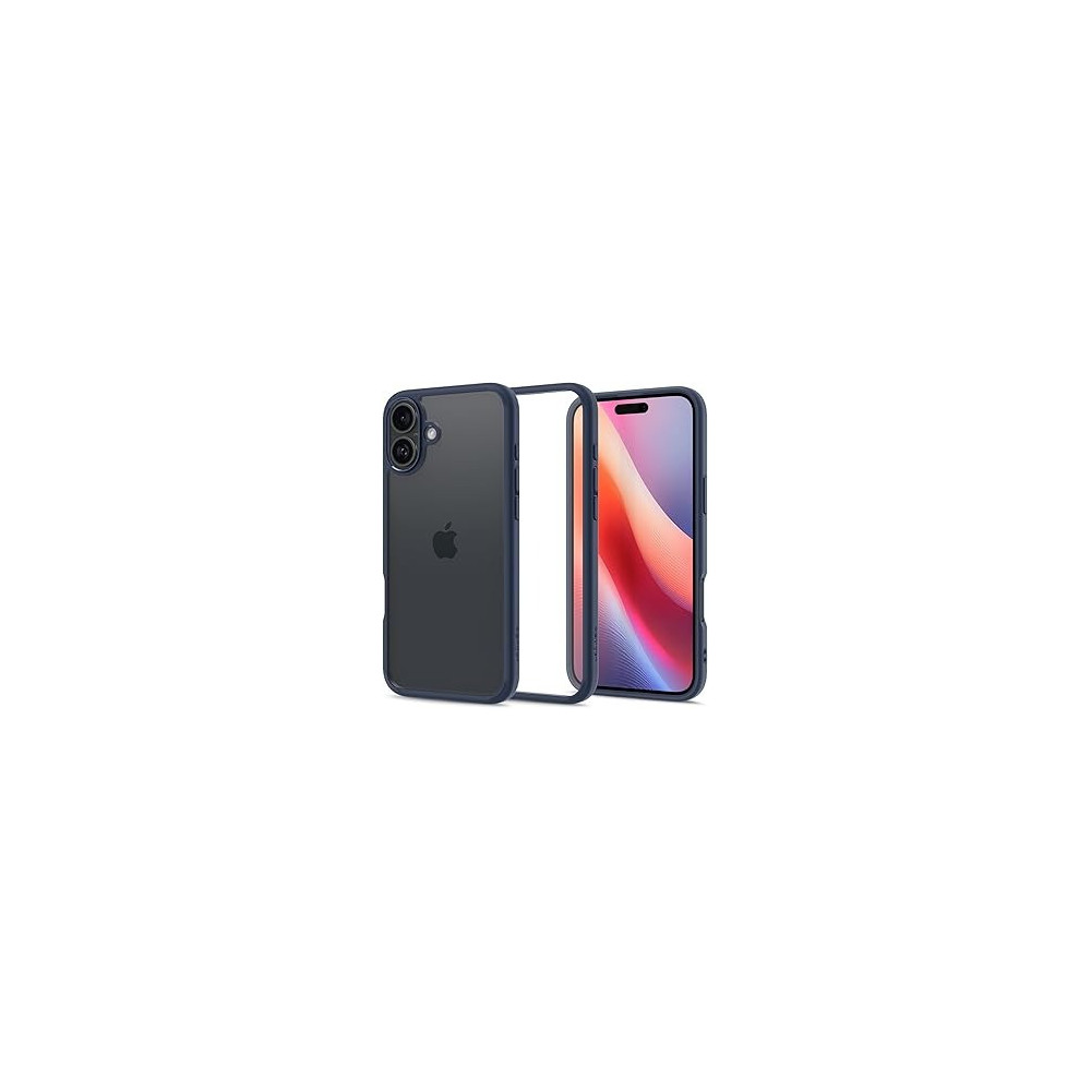 Spigen Ultra Hybrid Designed For Iphone 16 Case Cover, Navy Blue