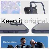 Spigen Ultra Hybrid Designed For Iphone 16 Case Cover, Navy Blue