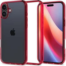 Spigen Ultra Hybrid Designed For Iphone 16 Case Cover, Red Crystal