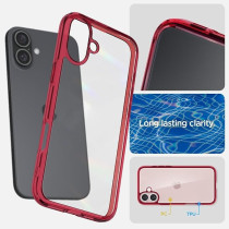 Spigen Ultra Hybrid Designed For Iphone 16 Case Cover, Red Crystal