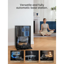 Dreame L20 Ultra Robot Vacuum and Mop with Mop-Extend, Auto Mop Removal & Raising, Washing and Drying, 7000Pa Suction, Self-Emptying, Self-Refilling, AI Obstacle Avoidance, Black, 1 Year Warranty