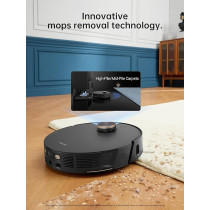 Dreame L20 Ultra Robot Vacuum and Mop with Mop-Extend, Auto Mop Removal & Raising, Washing and Drying, 7000Pa Suction, Self-Emptying, Self-Refilling, AI Obstacle Avoidance, Black, 1 Year Warranty
