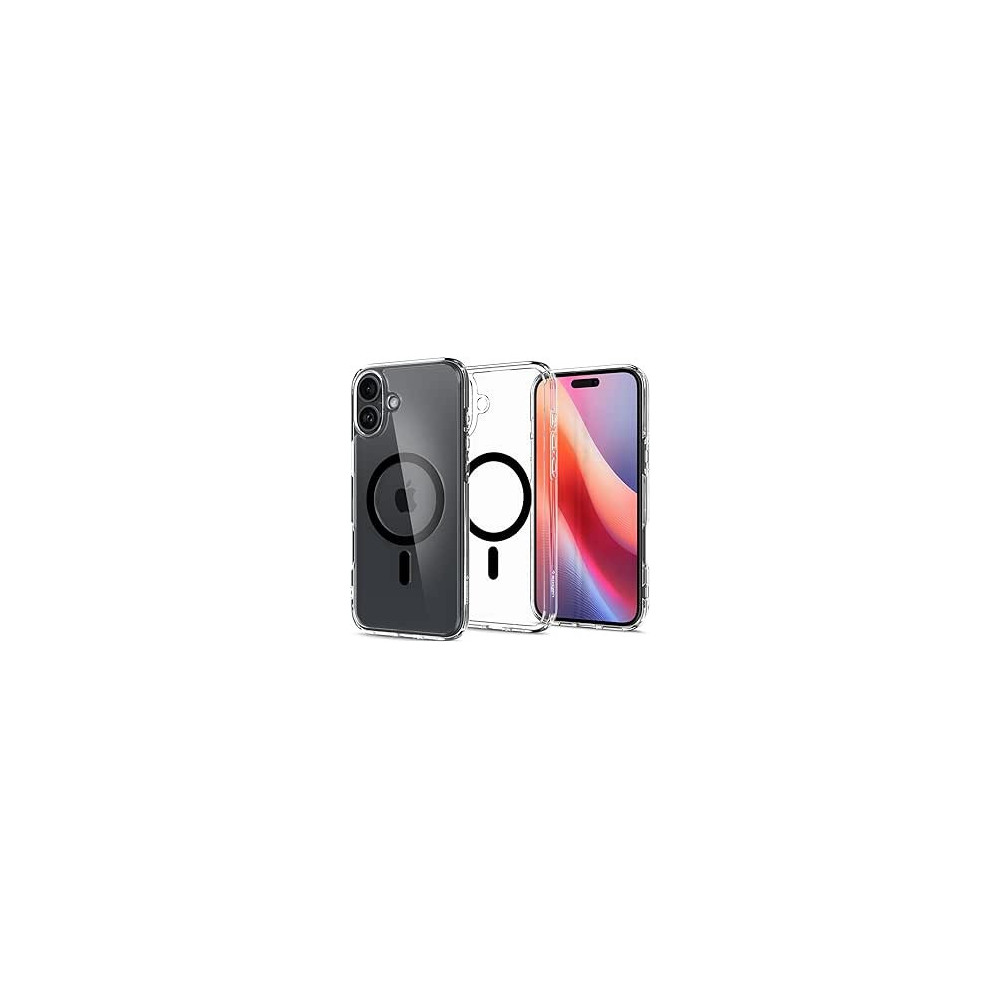 Spigen Ultra Hybrid Magfit Designed For Iphone 16 Case Cover Magsafe Compatible, Black