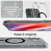 Spigen Ultra Hybrid Magfit Designed For Iphone 16 Case Cover Magsafe Compatible, Black