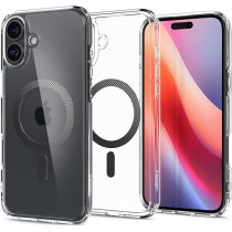 Spigen Ultra Hybrid Magfit Designed For Iphone 16 Case Cover Magsafe Compatible, Carbon Fiber