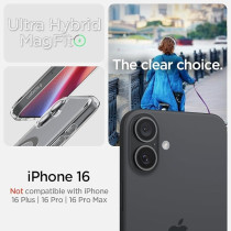 Spigen Ultra Hybrid Magfit Designed For Iphone 16 Case Cover Magsafe Compatible, Carbon Fiber