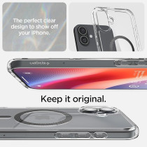 Spigen Ultra Hybrid Magfit Designed For Iphone 16 Case Cover Magsafe Compatible, Carbon Fiber