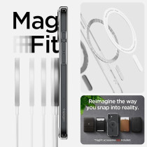 Spigen Ultra Hybrid Magfit Designed For Iphone 16 Case Cover Magsafe Compatible, Carbon Fiber