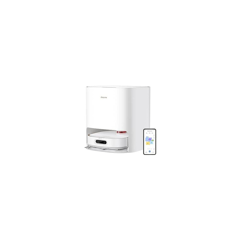 Dreame W10 PRO Self-Cleaning Robot Vacuum AI Action 210 Mins Run Time 4200 PA Suction, White, 1 Year Warranty