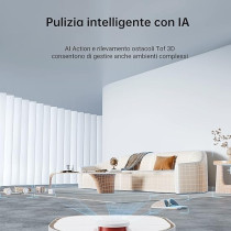 Dreame W10 PRO Self-Cleaning Robot Vacuum AI Action 210 Mins Run Time 4200 PA Suction, White, 1 Year Warranty