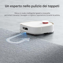 Dreame W10 PRO Self-Cleaning Robot Vacuum AI Action 210 Mins Run Time 4200 PA Suction, White, 1 Year Warranty