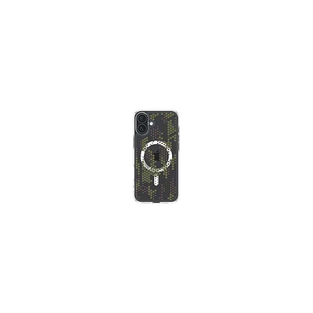Spigen Ultra Hybrid Magfit Designed For Iphone 16 Case Cover Magsafe Compatible, Digital Camo