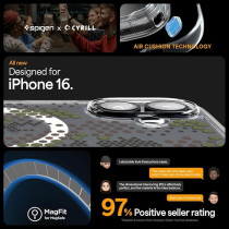 Spigen Ultra Hybrid Magfit Designed For Iphone 16 Case Cover Magsafe Compatible, Digital Camo