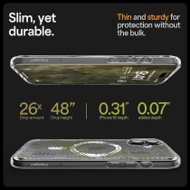Spigen Ultra Hybrid Magfit Designed For Iphone 16 Case Cover Magsafe Compatible, Digital Camo