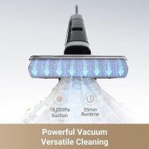 Dreame H12 Core Wet-Dry Vacuum Cleaner, Lightweight Smart Cordless Vacuum and Mop, Intelligent Dirt Detection, Automatic Self-Cleaning, for Wood, Vinyl and Other Hard Floors, Black, 1 Year Warranty