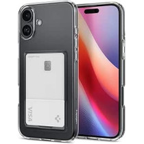 Spigen Crystal Slot Designed For Iphone 16 Case Cover, Crystal Clear