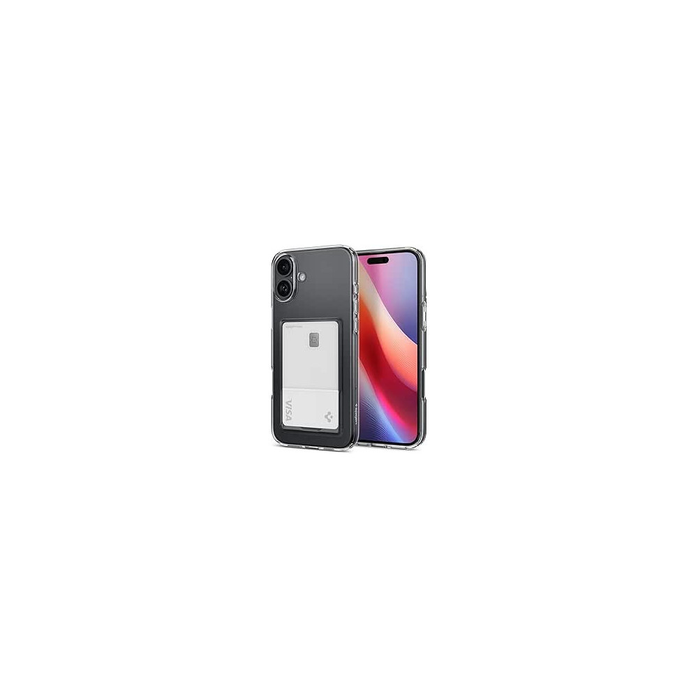 Spigen Crystal Slot Designed For Iphone 16 Case Cover, Crystal Clear