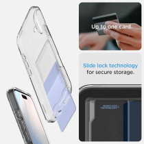 Spigen Crystal Slot Designed For Iphone 16 Case Cover, Crystal Clear