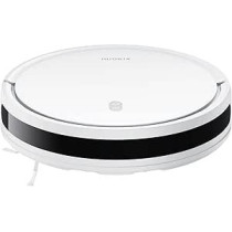 Xiaom Robot Vacuum E10 Slim Powerful Suction Fan Blower 4000pa High-Efficiency Filtration With a 2600mAh Battery Capacity Remote Control via Xioami Home App Control, White, 1 Year Warranty