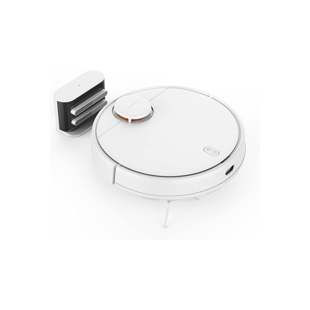 Xiaomi Robot Vacuum S10 Slim Powerful Suction Fan Blower 4000pa, Smart 360 Degrees LDS laser Navigation with a 3200mAh Battery Capacity Remote control via Xioami Home App Control, White, 1 Year Warranty
