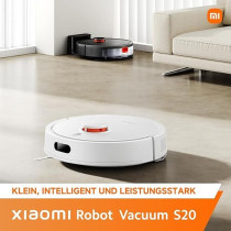 Xiaomi Robot Vacuum Cleaner S20, White, 1 Year Warranty