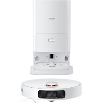 Xiaomi Robot Vacuum X10+ with Smart Cleaning all-in-one Station S-Cross AI Advanced 3D obstacle Recognition 4000Pa Powerful Suction High Speed Rotation, 3 Water Volume Settings, White, 1 Year Warranty
