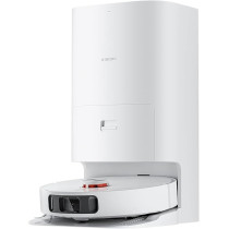 Xiaomi Robot Vacuum X10+ with Smart Cleaning all-in-one Station, S-Cross AI Advanced 3D Obstacle Recognition 4000Pa Powerful Suction High Speed Rotation, 3 Water Volume Settings, White, 1 Year Warranty