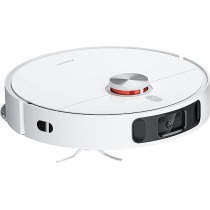 Xiaomi Robot Vacuum X10+ with Smart Cleaning all-in-one Station, S-Cross AI Advanced 3D Obstacle Recognition 4000Pa Powerful Suction High Speed Rotation, 3 Water Volume Settings, White, 1 Year Warranty