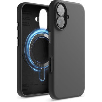 Elago Magnetic Liquid Silicone For iPhone 16 Case Cover Compatible With Magsafe Shockproof, Black