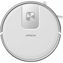 Hitachi Robot Wet And Dry Vacuum Cleaner with WIFI Control, 2700Pa Strong Suction Power, Laser-Based LiDAR Navigation, Multi-Floor Mapping, Stair Safety, Max Runtime-Min-170, RVX15N, White, 1 Year Warranty