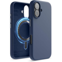 Elago Magnetic Liquid Silicone For iPhone 16 Case Cover Compatible With Magsafe Shockproof, Jean Indigo