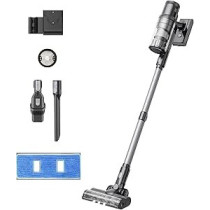 Proscenic P11 Mopping Cordless Vacuum Cleaners for Home, 35Kpa Stick Vacuum Cleaner With Wet Mop Combo,Touch Screen, Vacuum Equipped 5-Stage Filtration System, Hardwood Floor Vacuum for Pet Hair, Car, Black/Grey, 1 Year Warranty