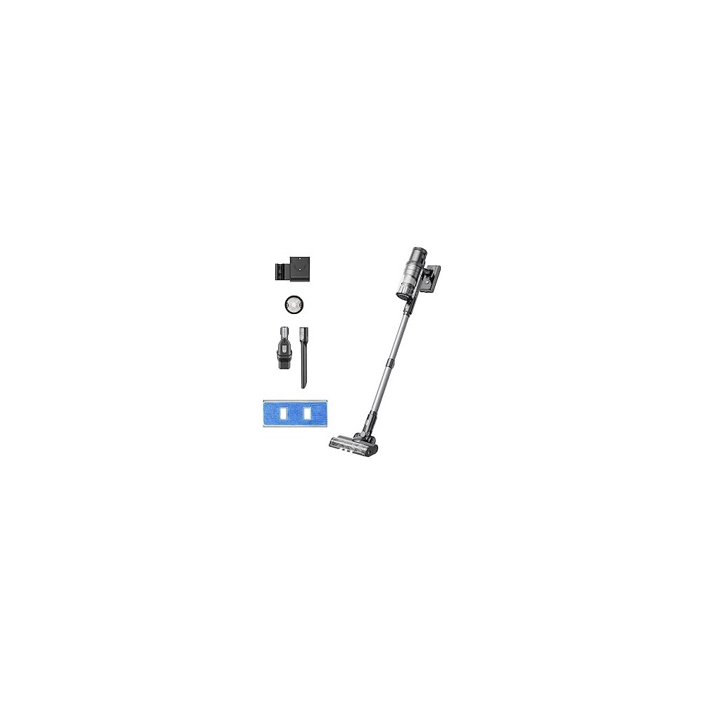 Proscenic P11 Mopping Cordless Vacuum Cleaners for Home, 35Kpa Stick Vacuum Cleaner With Wet Mop Combo,Touch Screen, Vacuum Equipped 5-Stage Filtration System, Hardwood Floor Vacuum for Pet Hair, Car, Black/Grey, 1 Year Warranty