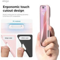 Elago Magnetic Liquid Silicone For iPhone 16 Case Cover Compatible With Magsafe Shockproof, Lovely Pink