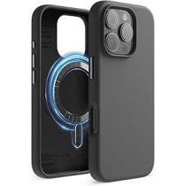 Elago Magnetic Liquid Silicone For iPhone 16 Pro Case Cover Compatible With Magsafe Shockproof, Black