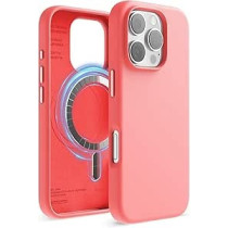 Elago Magnetic Liquid Silicone For iPhone 16 Pro Case Cover Compatible With Magsafe Shockproof, Pink