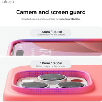Elago Magnetic Liquid Silicone For iPhone 16 Pro Case Cover Compatible With Magsafe Shockproof, Pink