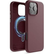 Elago Magnetic Liquid Silicone For iPhone 16 Pro Max Case Cover Compatible With Magsafe Shockproof, Burgundy
