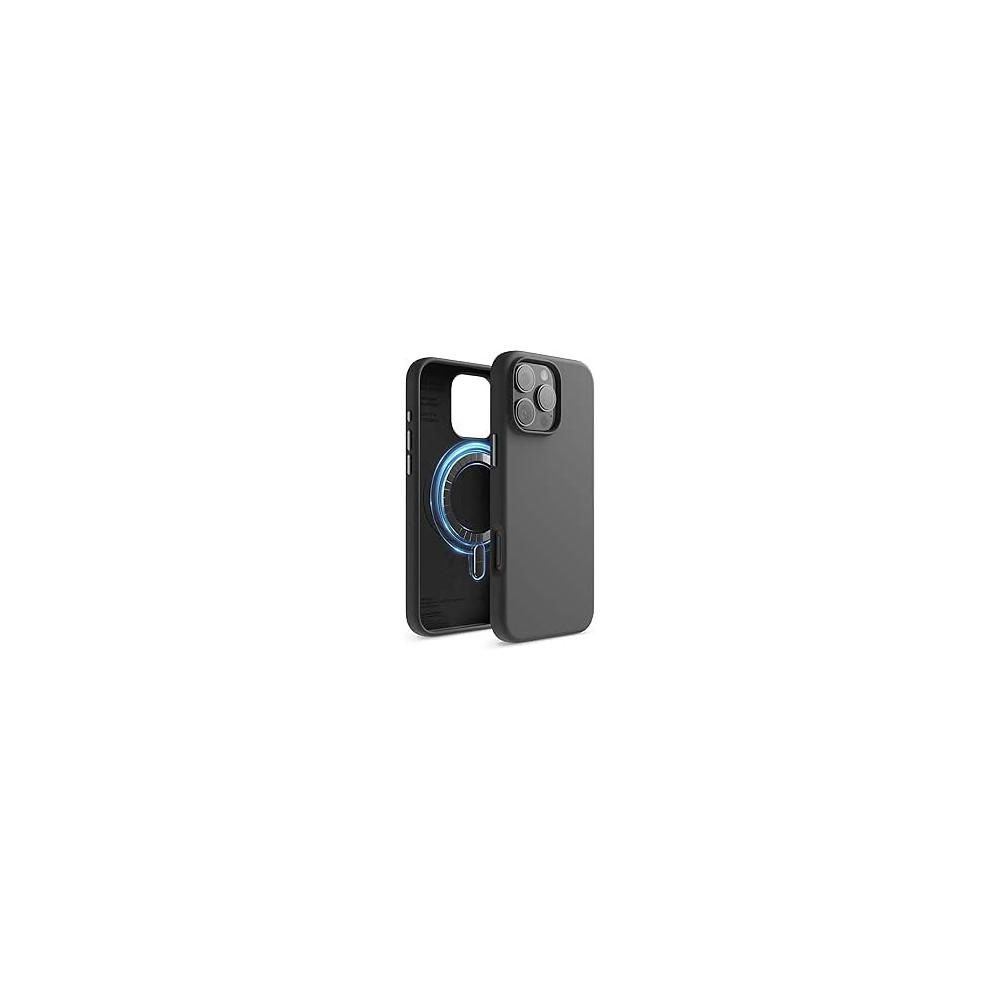 Elago Magnetic Liquid Silicone For iPhone 16 Pro Max Case Cover Compatible With Magsafe Shockproof, Black