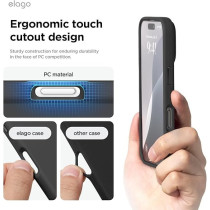 Elago Magnetic Liquid Silicone For iPhone 16 Pro Max Case Cover Compatible With Magsafe Shockproof, Black